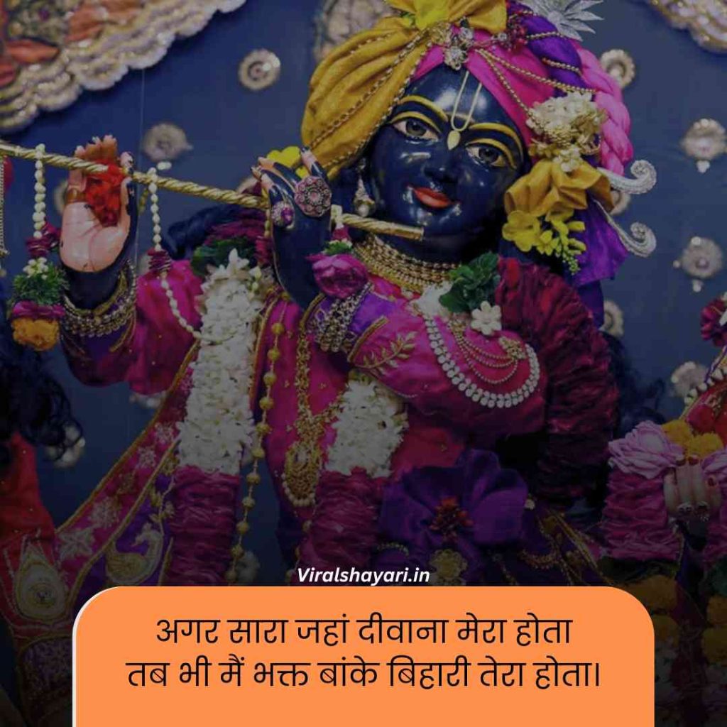 Banke bihari shayari
