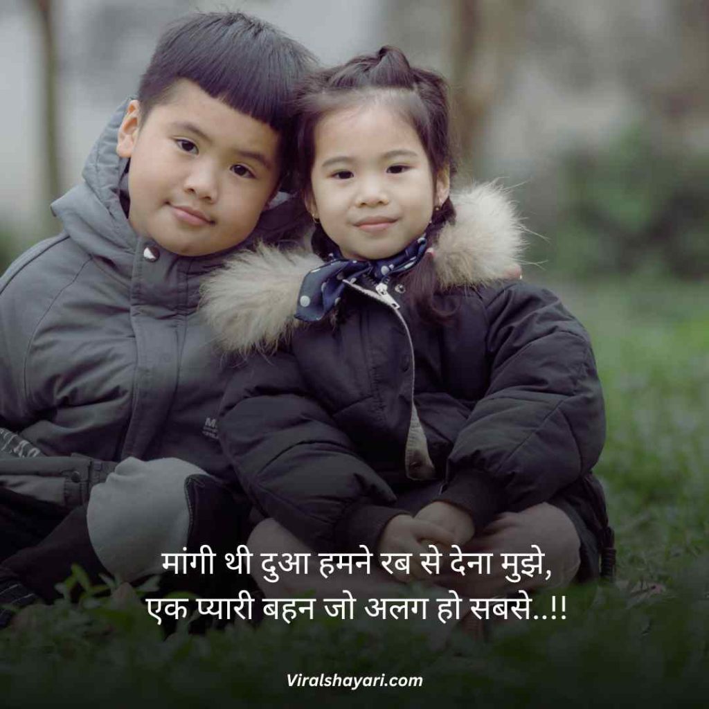Sister ke liye best line in hindi
